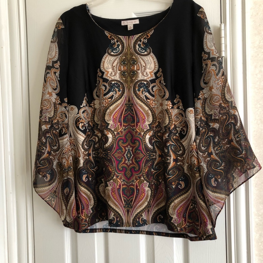 Dressbarn Paisley Top